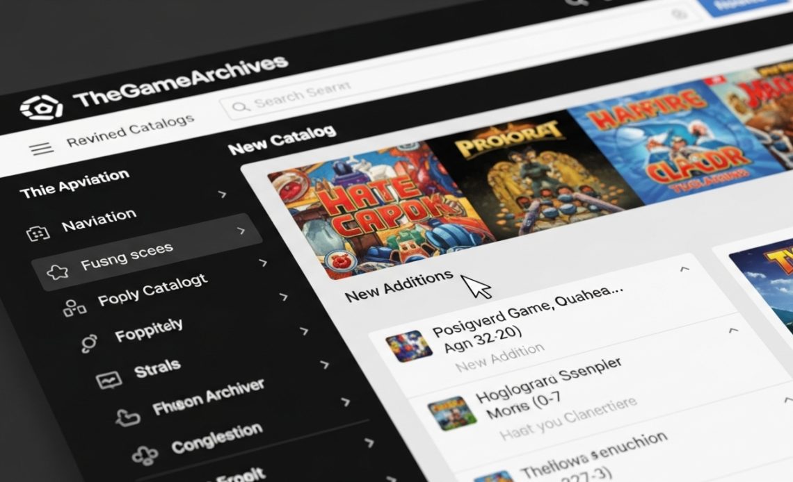 thegamearchives updates